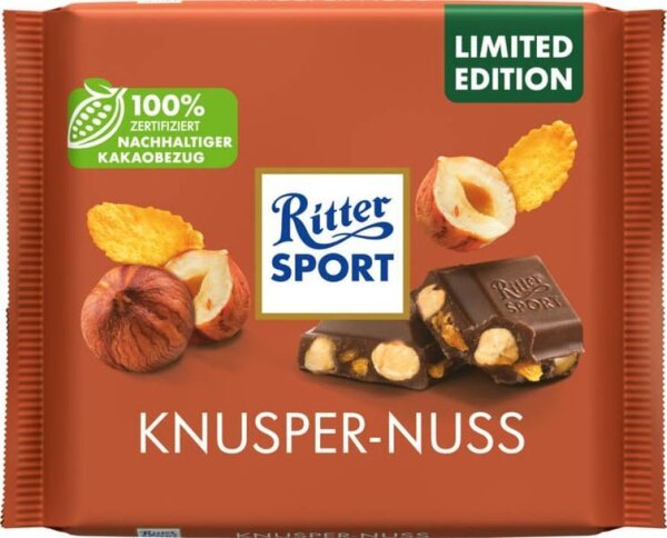 Ritter SPORT Knusper Nuss Schokolade 100,0 g  ( 5767291005 )