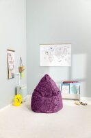 SITTING POINT Beanbag Fluffy L Sitzsack aubergine