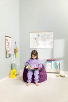 SITTING POINT Beanbag Fluffy L Sitzsack aubergine