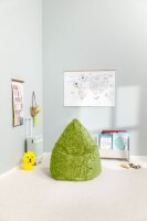 SITTING POINT Beanbag Fluffy L Sitzsack grün