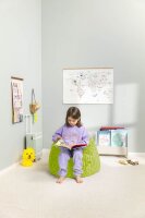 SITTING POINT Beanbag Fluffy L Sitzsack grün