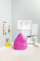 SITTING POINT Beanbag Fluffy L Sitzsack pink