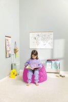 SITTING POINT Beanbag Fluffy L Sitzsack pink