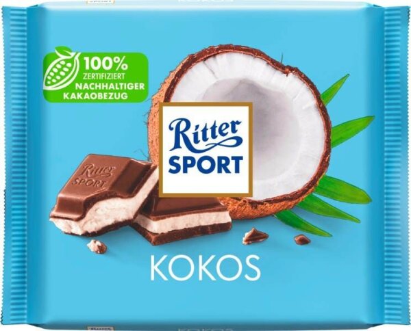 Ritter SPORT Kokos Schokolade 100,0 g  ( 5211875009 )