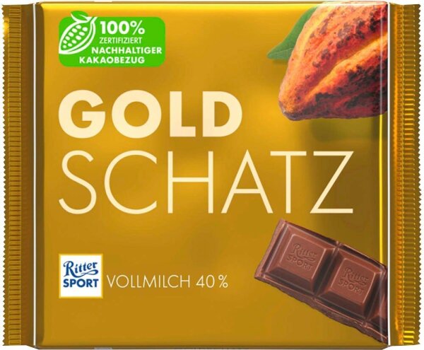 Ritter SPORT Goldschatz Schokolade 250,0 g  ( 5219243002 )