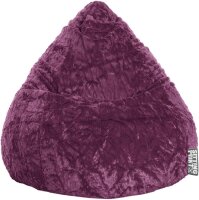 SITTING POINT Beanbag Fluffy XL Sitzsack aubergine