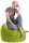 SITTING POINT Beanbag Fluffy XL Sitzsack grün