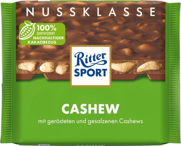 Ritter SPORT Cashew Schokolade 100,0 g  ( 5211930005 )