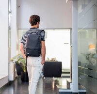 BESTLIFE Laptop-Rucksack ORION Kunststoff schwarz bis 35,8 cm (14,1 Zoll)