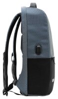 BESTLIFE Laptop-Rucksack NEOTON 2.0 Kunststoff schwarz/grau bis 39,6 cm (15,6 Zoll)