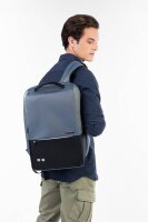 BESTLIFE Laptop-Rucksack NEOTON 2.0 Kunststoff schwarz/grau bis 39,6 cm (15,6 Zoll)