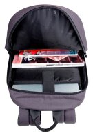 BESTLIFE Laptop-Rucksack AUDREY Kunststoff grau bis 35,8...