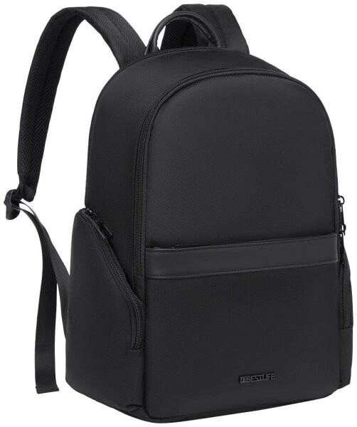BESTLIFE Laptop-Rucksack FRANKLYN Kunststoff schwarz bis 35,8 cm (14,1 Zoll)