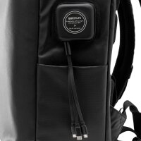 BESTLIFE Laptop-Rucksack ODEN X Kunststoff schwarz bis 39,6 cm (15,6 Zoll)