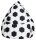 SITTING POINT BeanBag Fussball XL Sitzsack schwarz, weiß