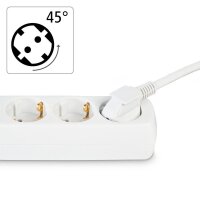 hama 3-fach Steckdosenleiste 1,4 m weiß