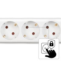 hama 3-fach Steckdosenleiste 1,4 m weiß