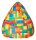 SITTING POINT Bricks L Sitzsack bunt
