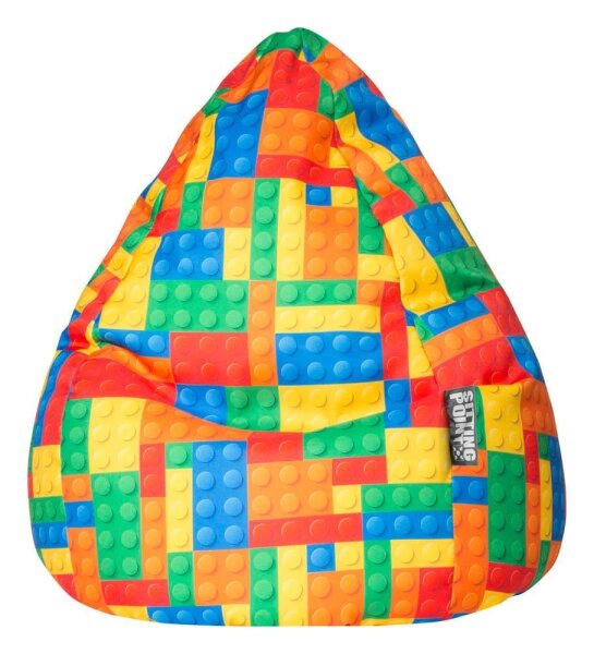 SITTING POINT Bricks XL Sitzsack bunt