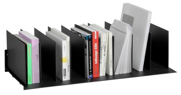 PAPERFLOW Buchstütze schwarz 85,8 x 32,3 x 23,3 cm, 1 St.