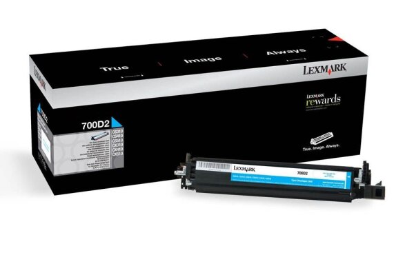 Lexmark 70C0D20 cyan Entwicklereinheit, 1 St.