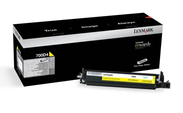 Lexmark 70C0D40 gelb Entwicklereinheit, 1 St.