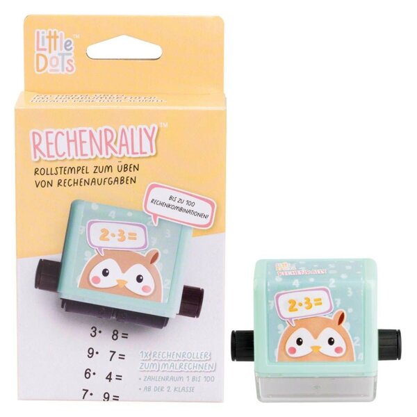 trodat Rollstempel Little Dots Rechenrally selbstfärbend ohne Logo, 1 St.