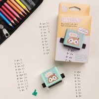 trodat Rollstempel Little Dots Rechenrally selbstfärbend ohne Logo, 1 St.