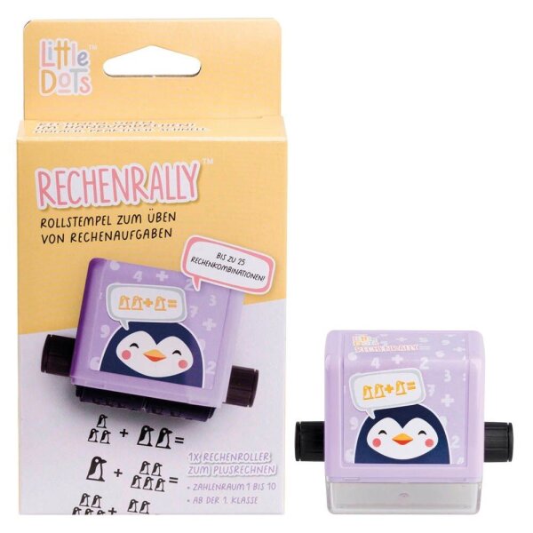 trodat Rollstempel Little Dots Rechenrally selbstfärbend ohne Logo, 1 St.