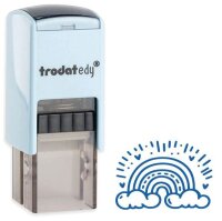 trodat edy®Fix Motivstempel Regenbogen 2,0 x 2,0 cm,...