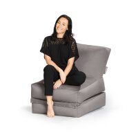 SITTING POINT Twist OUTSIDE Sitzsack grau