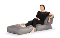SITTING POINT Twist OUTSIDE Sitzsack grau