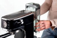 Ariete Slim Moderna Siebträgermaschine schwarz