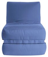 SITTING POINT Twist OUTSIDE Sitzsack blau