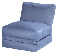 SITTING POINT Twist OUTSIDE Sitzsack blau