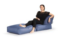 SITTING POINT Twist OUTSIDE Sitzsack blau