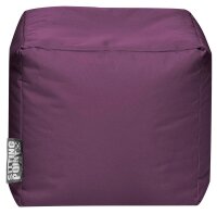 SITTING POINT Cube SCUBA Sitzsack aubergine