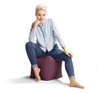 SITTING POINT Cube SCUBA Sitzsack aubergine