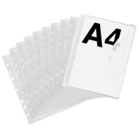 FolderSys Dokumententaschen DIN A4 transparent genarbt...