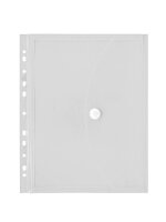 FolderSys Dokumententaschen DIN A4 transparent genarbt...