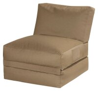 SITTING POINT Twist OUTSIDE Sitzsack braun