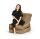 SITTING POINT Twist OUTSIDE Sitzsack braun