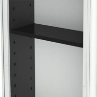 PAPERFLOW Fachboden schwarz 86,0 x 34,2 cm, 2 St.