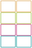AVERY Zweckform Namensetiketten farbsortiert 48,0 x 34,0 mm, 16 St.