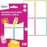 AVERY Zweckform Namensetiketten farbsortiert 48,0 x 70,0...