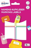 AVERY Zweckform Namensetiketten farbsortiert 48,0 x 70,0...