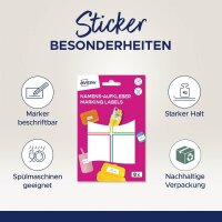 AVERY Zweckform Namensetiketten farbsortiert 48,0 x 70,0 mm, 8 St.