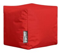 SITTING POINT Cube SCUBA Sitzsack rot