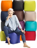 SITTING POINT Cube SCUBA Sitzsack rot