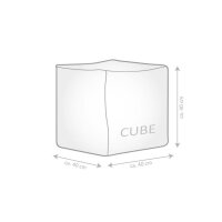 SITTING POINT Cube SCUBA Sitzsack braun